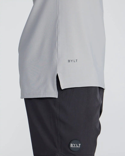 Pulse Short Sleeve Split Hem