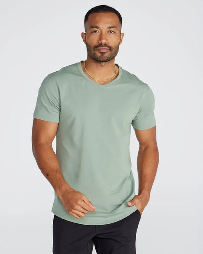 Drop-Cut V-Neck: LUX