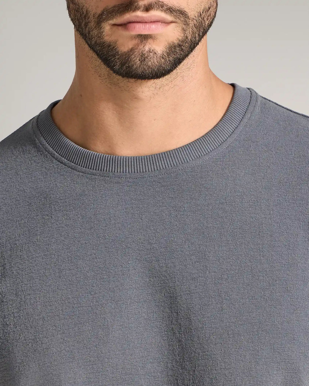 Slub Short Sleeve Drop-Cut