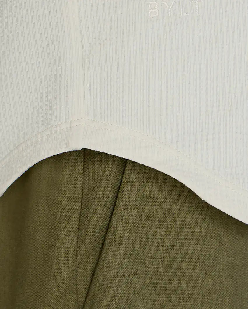 Seersucker Short Sleeve Button Down
