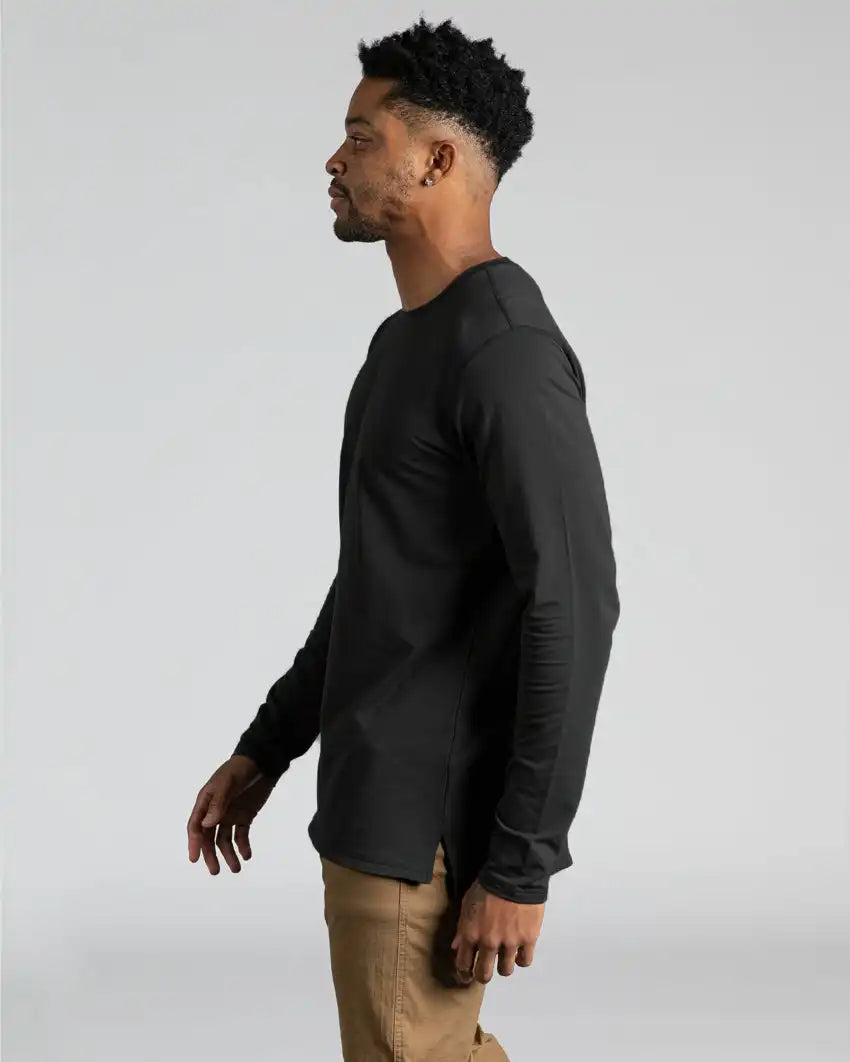 Long Sleeve: BYLT Signature Split Hem