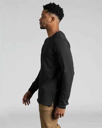 Long Sleeve: BYLT Signature Split Hem