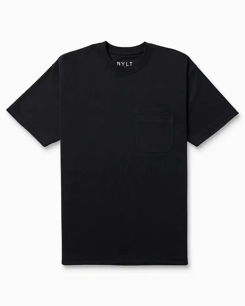 Cotton Short Sleeve Relaxed Pocket Tee