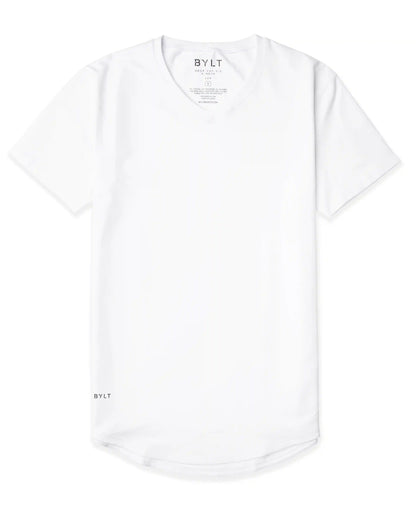 Drop-Cut V-Neck: BYLT Signature