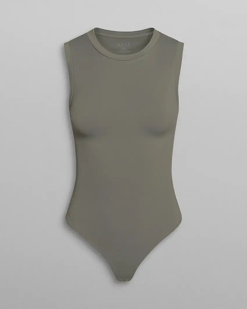 Balm High Neck Sleeveless Bodysuit
