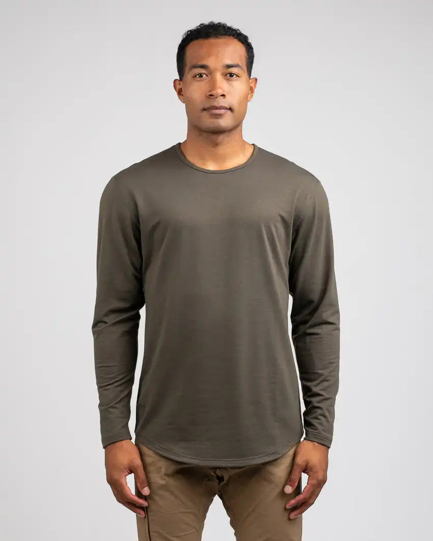 Drop-Cut Long Sleeve: BYLT Signature