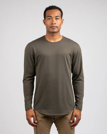 Drop-Cut Long Sleeve: BYLT Signature