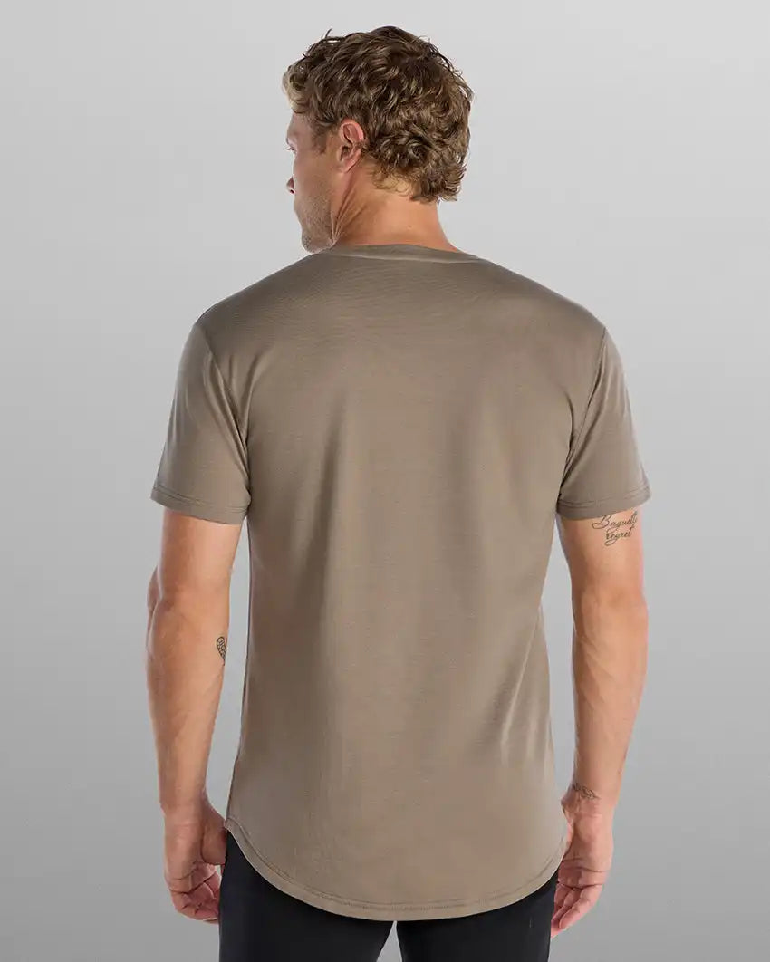 Drop-Cut V-Neck: BYLT Signature