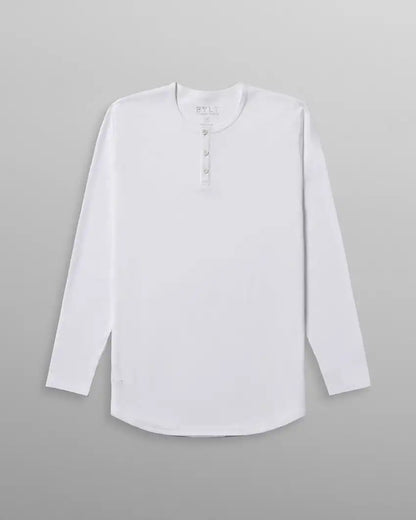 Cotton Long Sleeve Henley