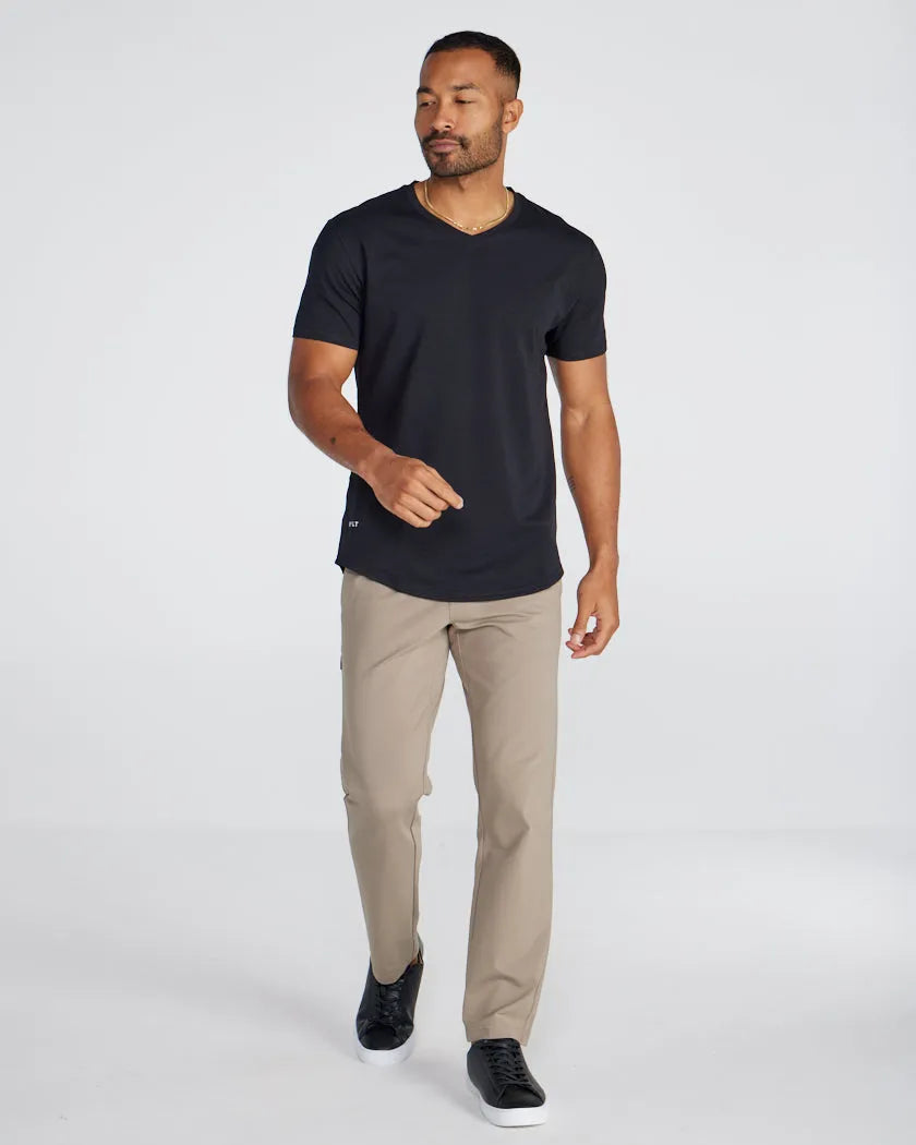 Drop-Cut V-Neck: LUX