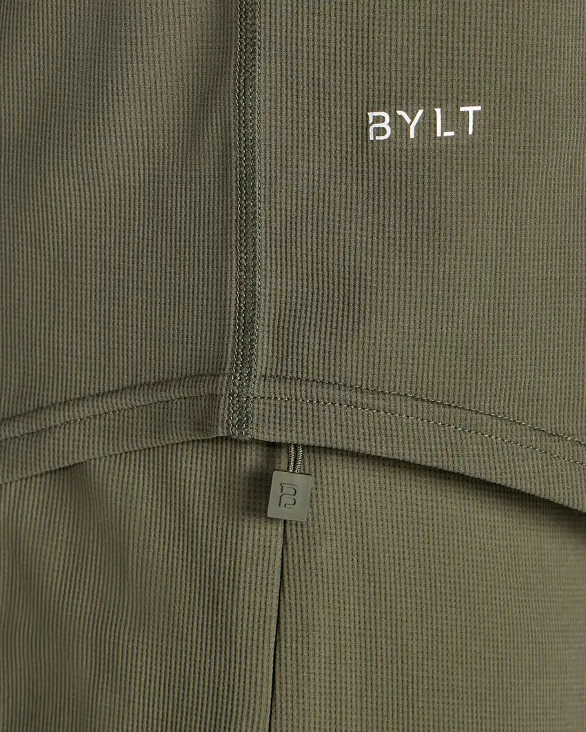 Adaptive Micro Waffle Hooded Drop-Cut