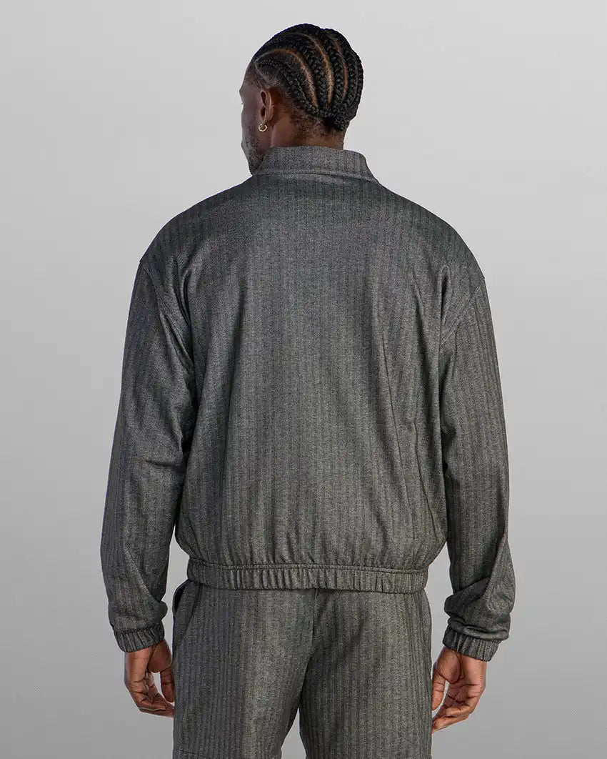 Lightweight Herringbone Full Zip Jacket