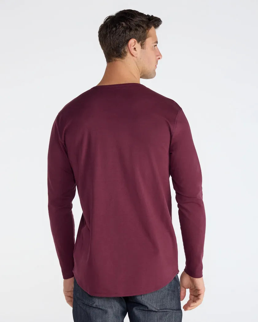 Cotton Long Sleeve Henley