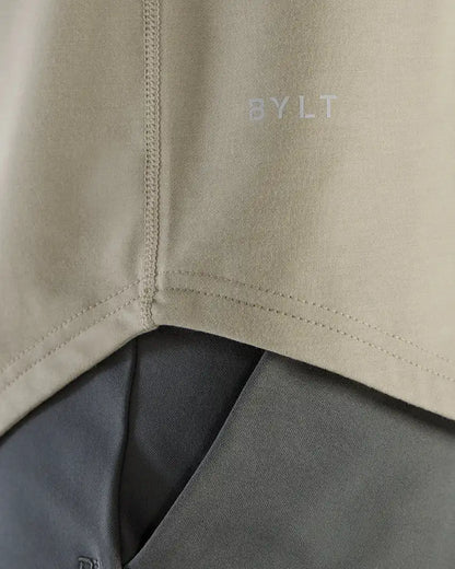 Henley Drop-Cut Long Sleeve: BYLT Signature