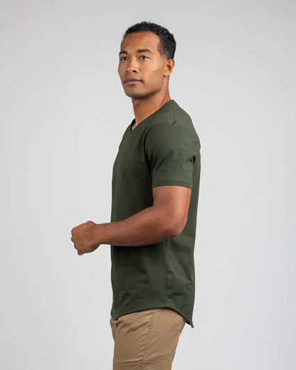 Drop-Cut V-Neck: LUX