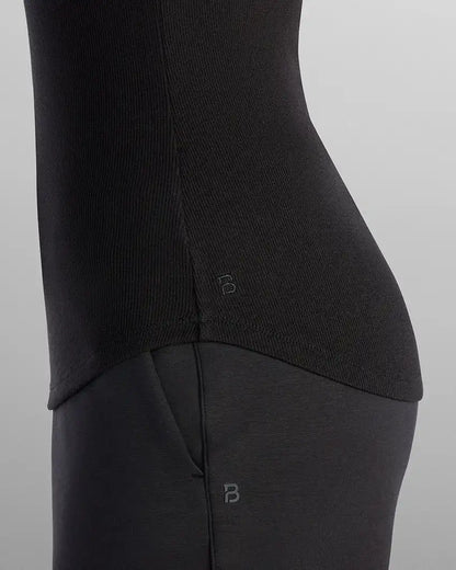 Modal Micro Rib Fitted Drop-Cut