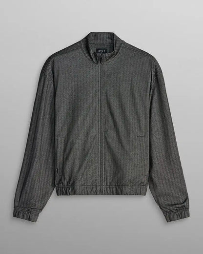 Lightweight Herringbone Full Zip Jacket