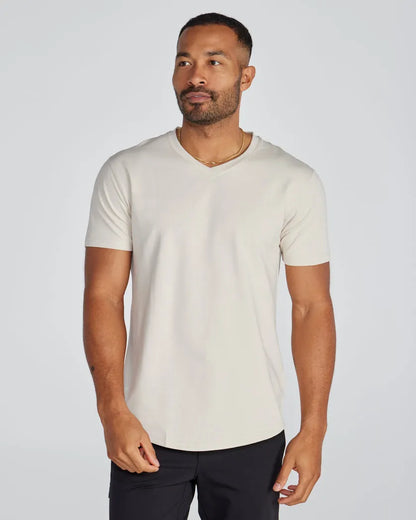 Drop-Cut V-Neck: LUX