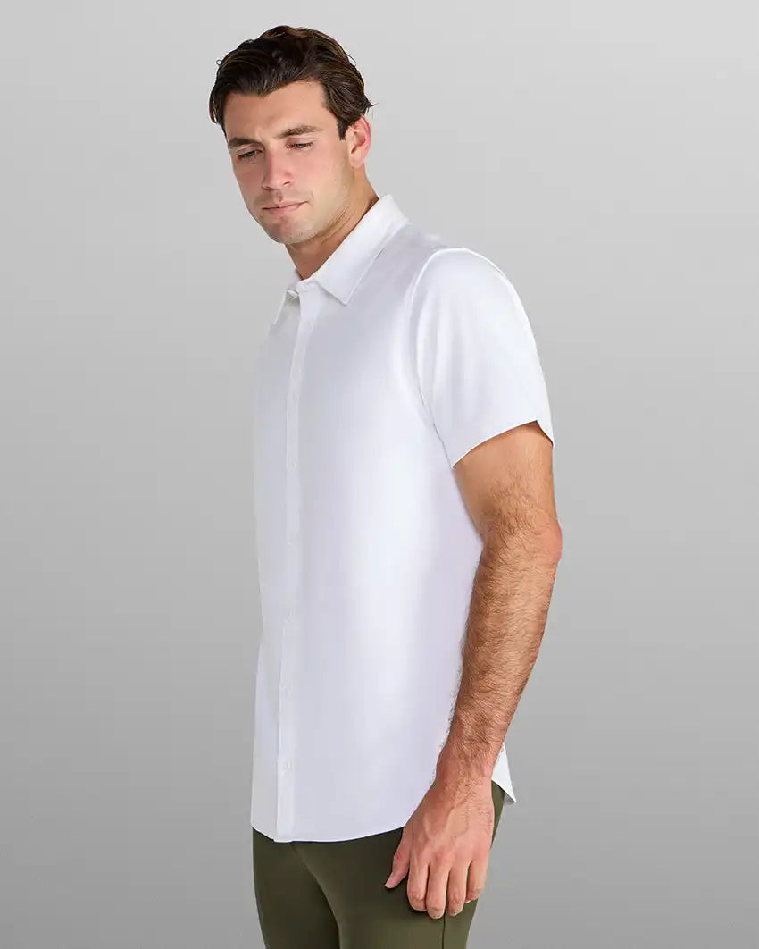 SoftBlend Short Sleeve Button Down