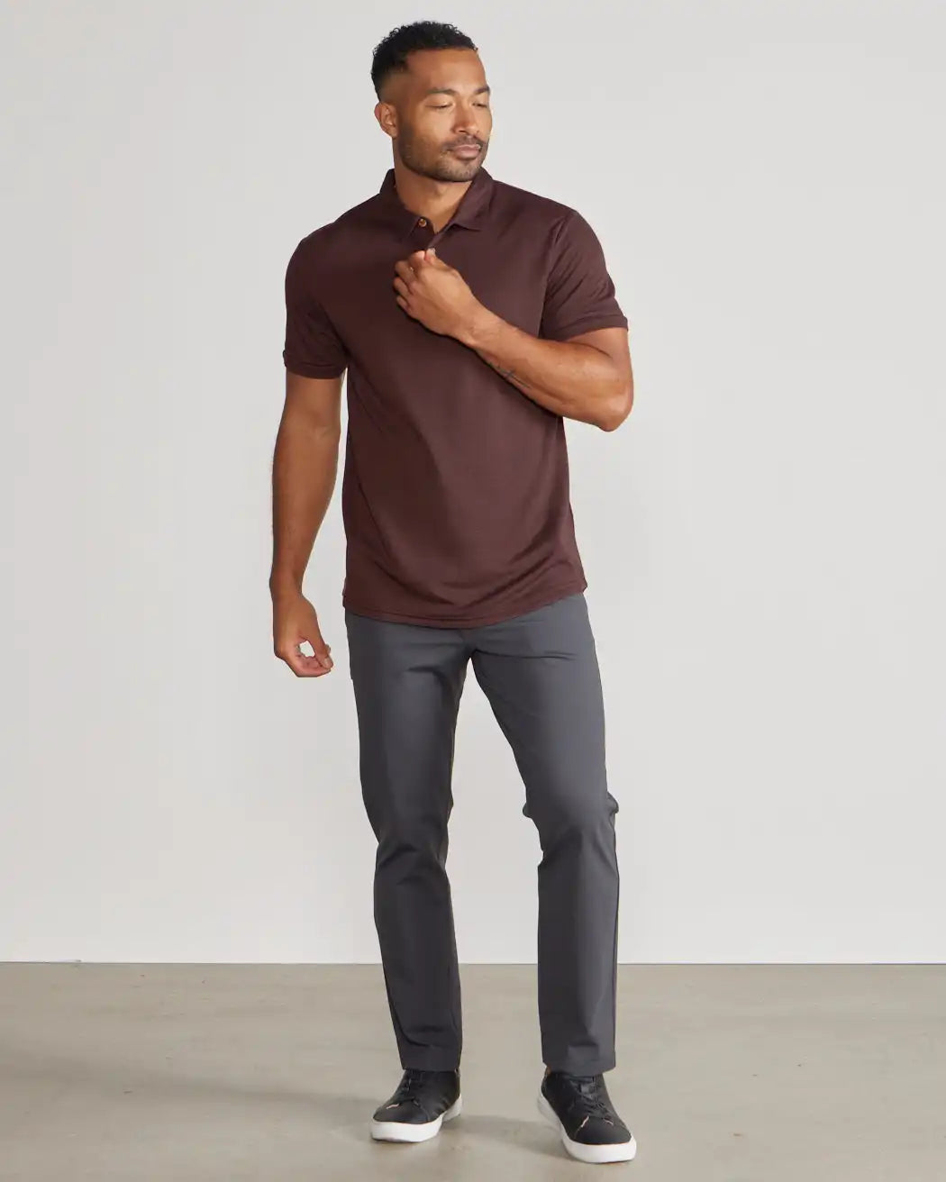Comfort Wool Short Sleeve Polo