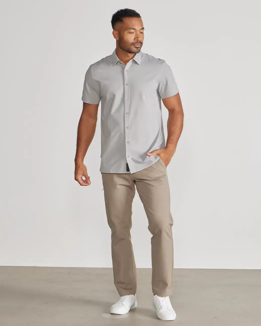 Vista Stretch Short Sleeve Button Down