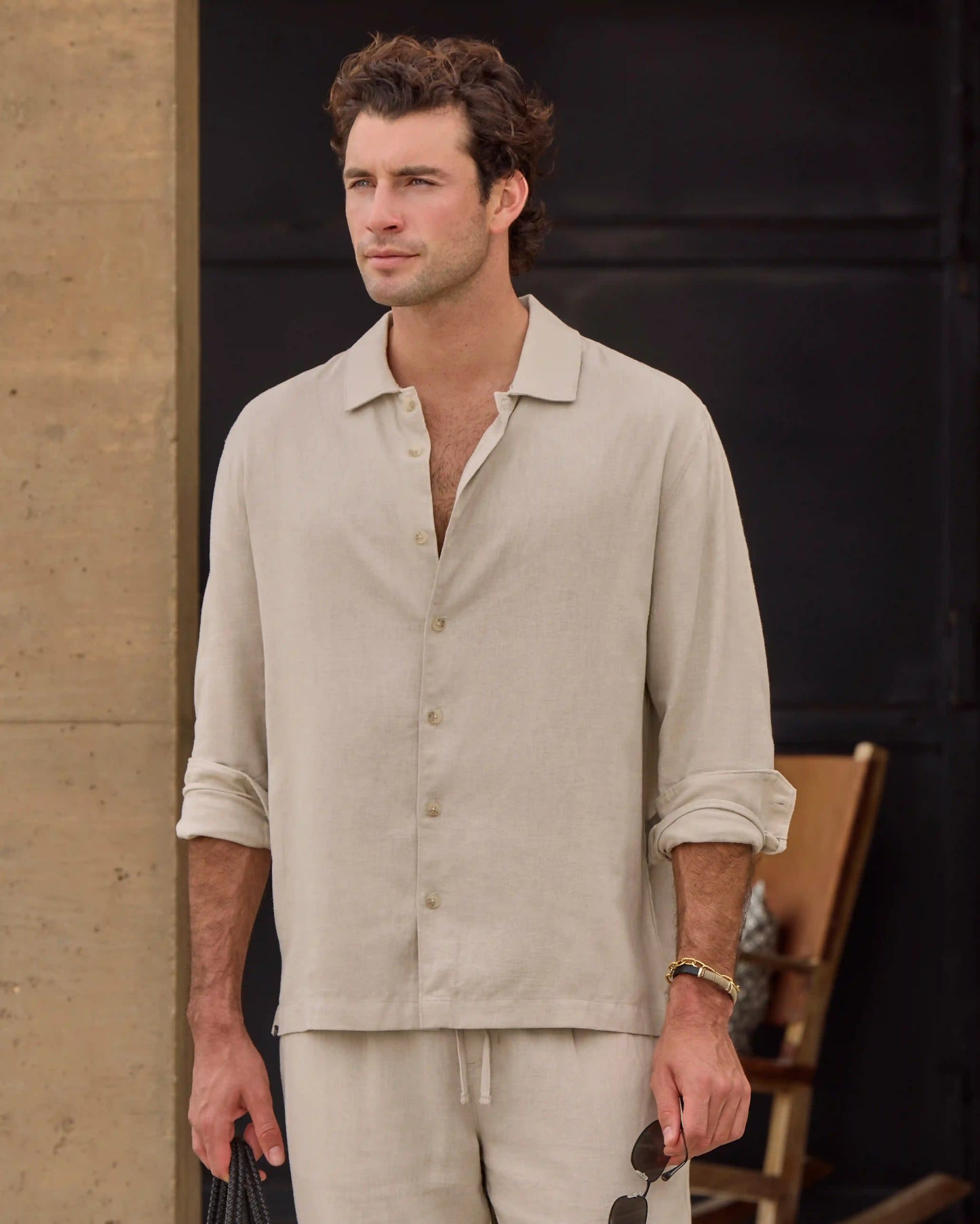 Back to Basics Linen Long Sleeve Button Down