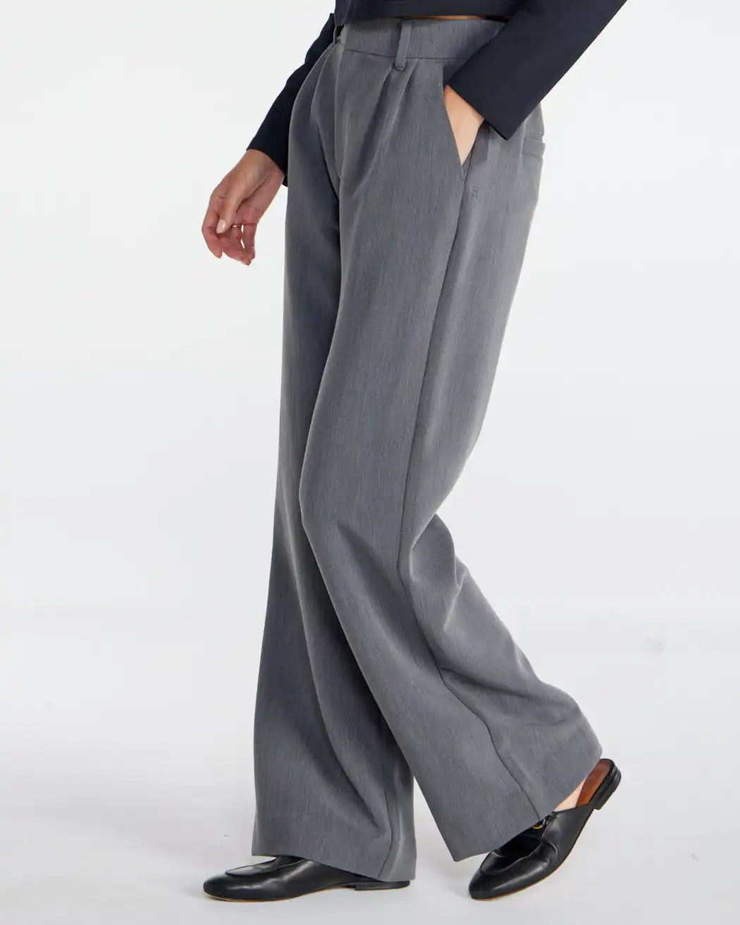 Midtown Wide-Leg Tailored Pant