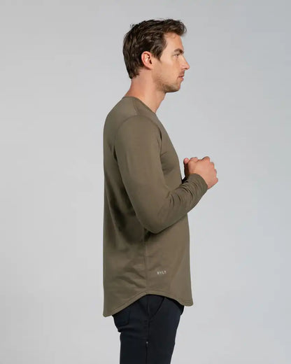 Drop-Cut Long Sleeve: BYLT Signature