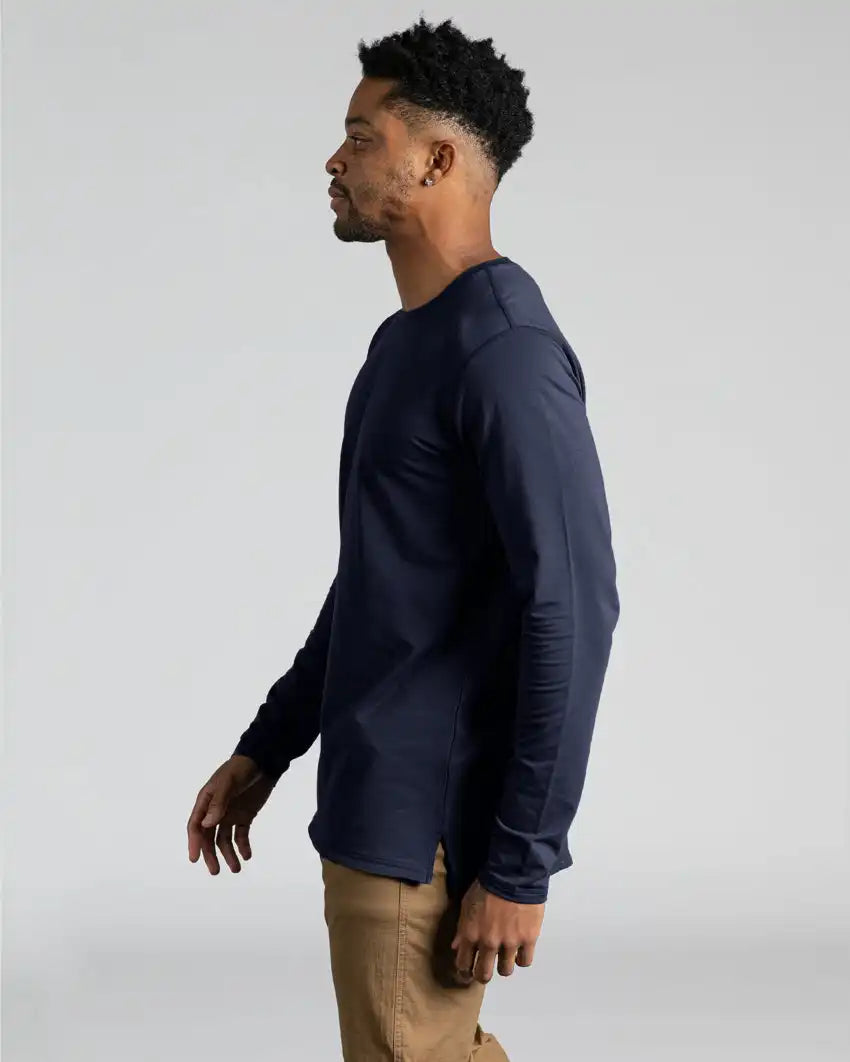 Long Sleeve: BYLT Signature Split Hem