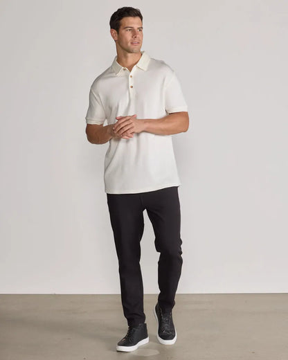 Comfort Wool Short Sleeve Polo