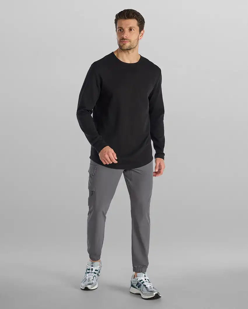 Thermal Drop-Cut Long Sleeve