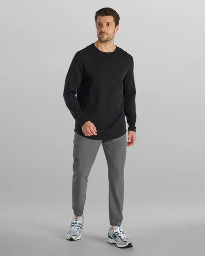 Thermal Drop-Cut Long Sleeve