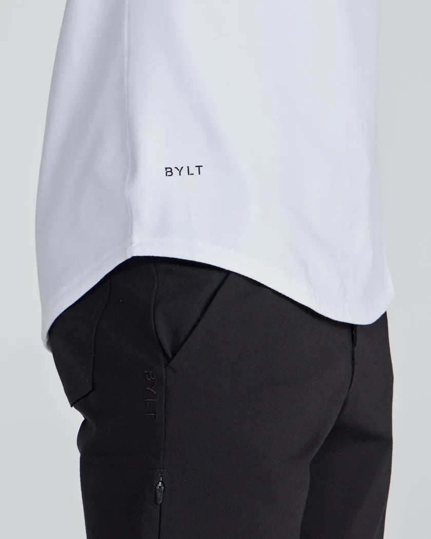 Drop-Cut V-Neck: BYLT Signature