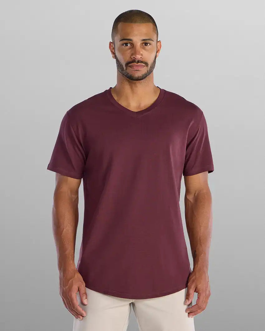 Drop-Cut V-Neck: LUX