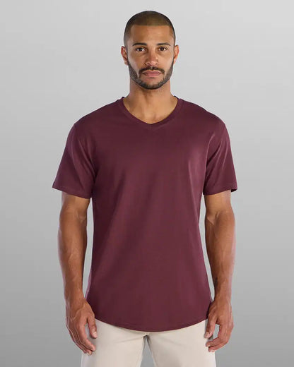 Drop-Cut V-Neck: LUX