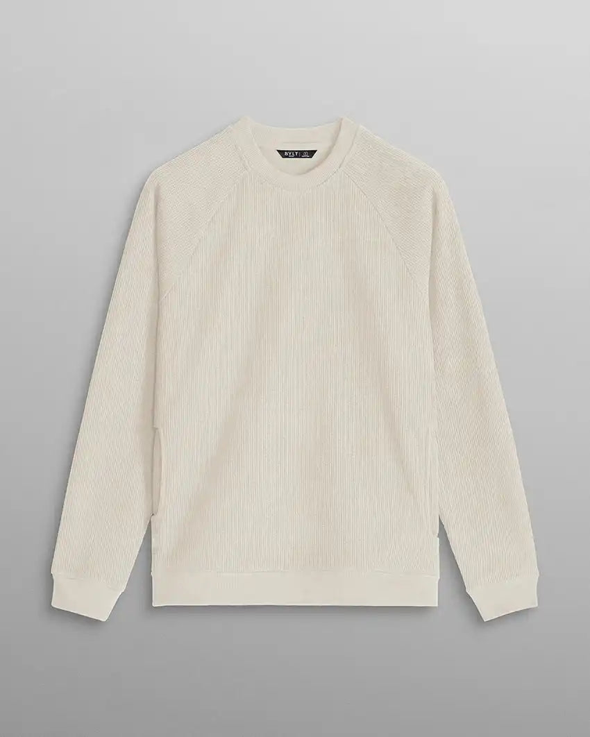Heavyweight Waffle Crewneck