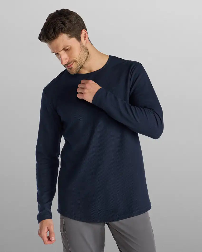Thermal Drop-Cut Long Sleeve