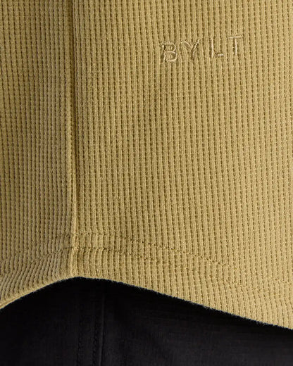 Thermal Hooded Drop-Cut Long Sleeve