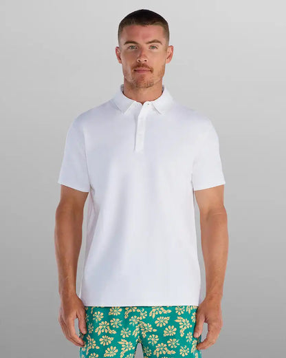 Slub Split Hem Polo