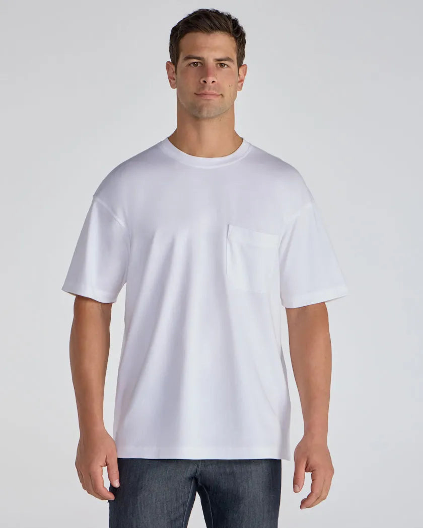 Cotton Short Sleeve Relaxed Pocket Tee