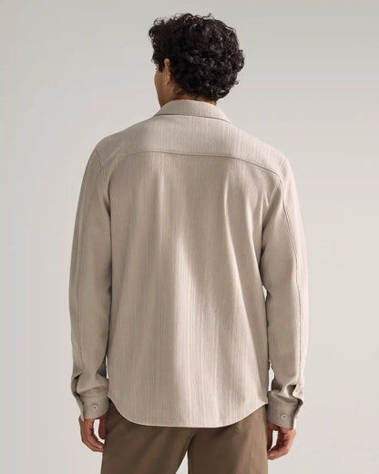 Framework Textured Knit Overshirt