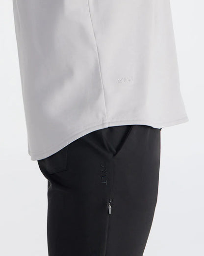 Cotton Short Sleeve Drop-Cut