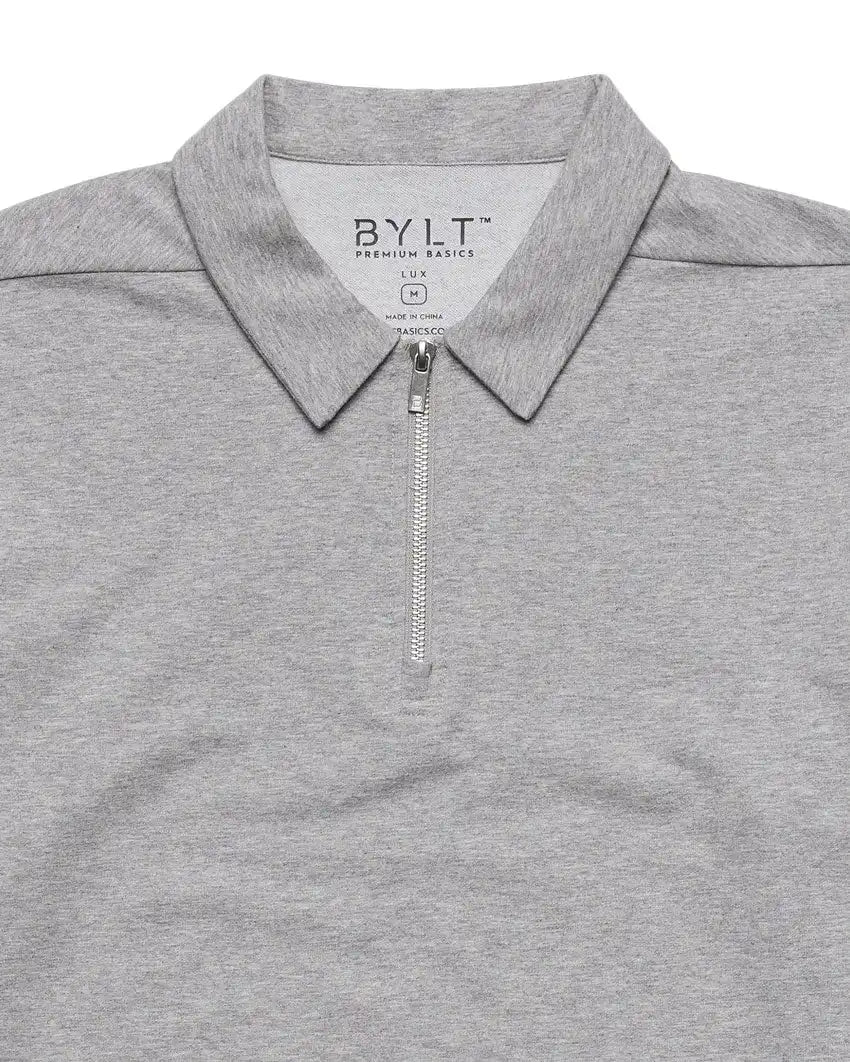 LUX Zip Polo