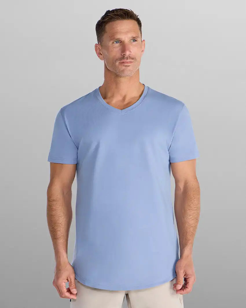Drop-Cut V-Neck: BYLT Signature