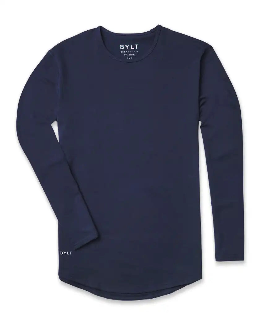Drop-Cut Long Sleeve: BYLT Signature
