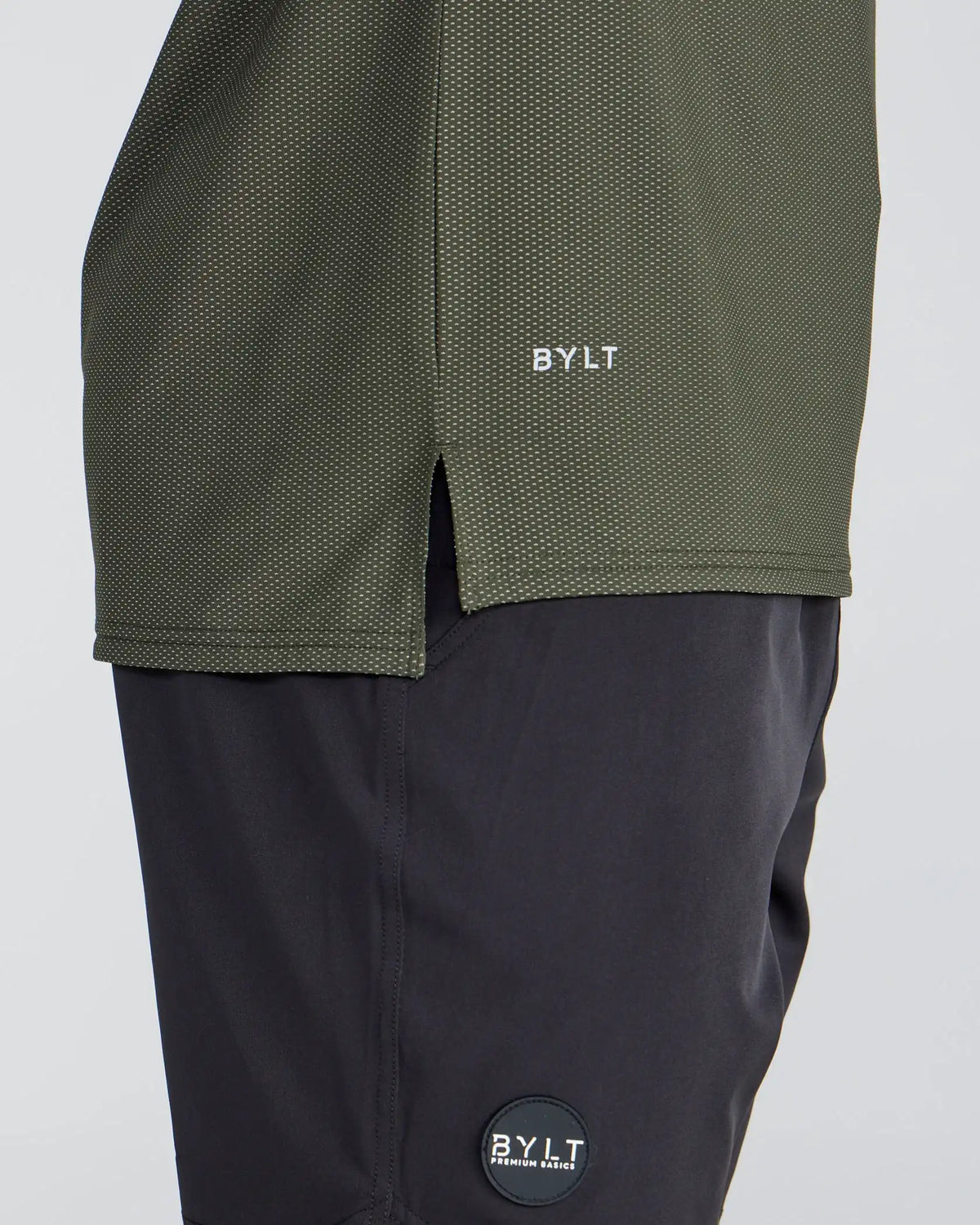 Pulse Short Sleeve Split Hem