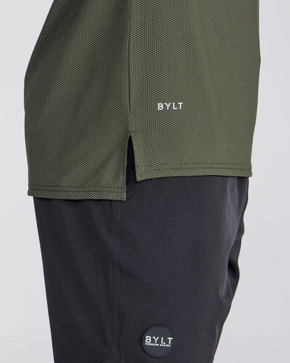 Pulse Short Sleeve Split Hem