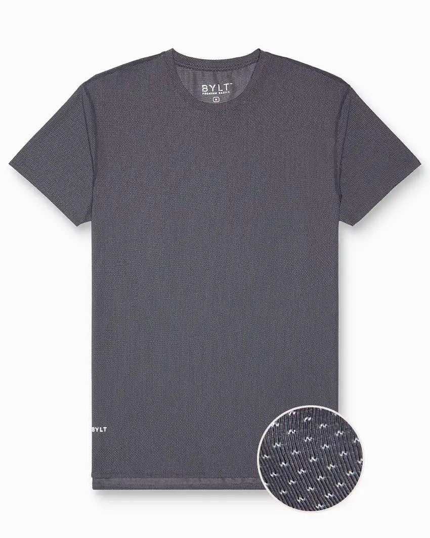 Pulse Short Sleeve Split Hem