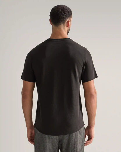 Slub Short Sleeve Drop-Cut