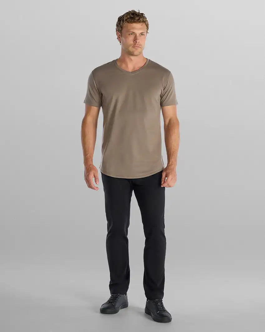Drop-Cut V-Neck: BYLT Signature